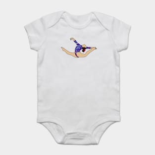 Maggie Nichols Gymnastics Drawing Baby Bodysuit